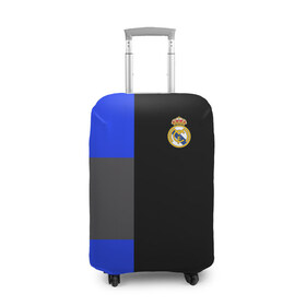 Чехол для чемодана 3D с принтом Real Madrid 2018 Black Version , 86% полиэфир, 14% спандекс | двустороннее нанесение принта, прорези для ручек и колес | emirates | fc | real madrid | клуб | мяч | реал мадрид