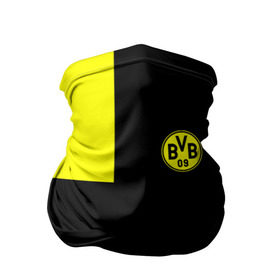 Бандана-труба 3D с принтом FC Borussia Dortmund Black , 100% полиэстер, ткань с особыми свойствами — Activecool | плотность 150‒180 г/м2; хорошо тянется, но сохраняет форму | Тематика изображения на принте: боруссия | дортмунд