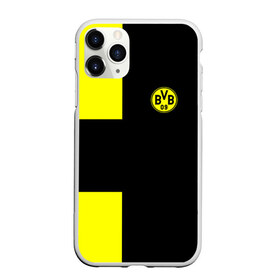 Чехол для iPhone 11 Pro матовый с принтом FC Borussia Dortmund Black , Силикон |  | боруссия | дортмунд