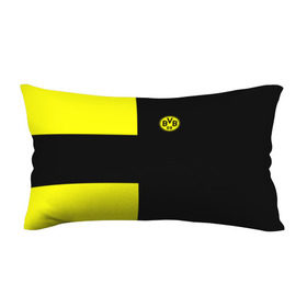 Подушка 3D антистресс с принтом FC Borussia Dortmund Black , наволочка — 100% полиэстер, наполнитель — вспененный полистирол | состоит из подушки и наволочки на молнии | боруссия | дортмунд