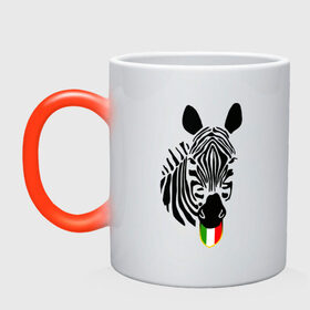 Кружка хамелеон с принтом Juventus Football Club , керамика | меняет цвет при нагревании, емкость 330 мл | juventus football club
