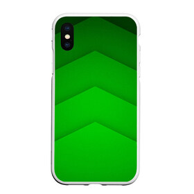 Чехол для iPhone XS Max матовый с принтом GREEN STRIPES ЗЕЛЁНЫЕ ПОЛОСЫ , Силикон | Область печати: задняя сторона чехла, без боковых панелей | Тематика изображения на принте: абстракция | геометрия | зеленый | модные.мода | пирамиды | полосы.линии | тренды | треугольники | узоры