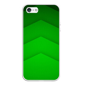 Чехол для iPhone 5/5S матовый с принтом GREEN STRIPES ЗЕЛЁНЫЕ ПОЛОСЫ , Силикон | Область печати: задняя сторона чехла, без боковых панелей | абстракция | геометрия | зеленый | модные.мода | пирамиды | полосы.линии | тренды | треугольники | узоры