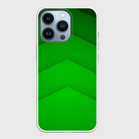 Чехол для iPhone 13 Pro с принтом GREEN STRIPES   ЗЕЛЁНЫЕ ПОЛОСЫ ,  |  | Тематика изображения на принте: абстракция | геометрия | зеленый | модные.мода | пирамиды | полосы.линии | тренды | треугольники | узоры