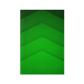 Обложка для паспорта матовая кожа с принтом Зеленые полосы , натуральная матовая кожа | размер 19,3 х 13,7 см; прозрачные пластиковые крепления | абстракция | геометрия | зеленый | модные.мода | пирамиды | полосы.линии | тренды | треугольники | узоры