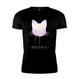 Мужская футболка премиум с принтом Artemis , 92% хлопок, 8% лайкра | приталенный силуэт, круглый вырез ворота, длина до линии бедра, короткий рукав | anime | sailor moon | аниме | сейлор мун