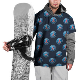 Накидка на куртку 3D с принтом ПСЖ , 100% полиэстер |  | Тематика изображения на принте: psg | пари сен жермен | псж | псж лого | спорт | футбол