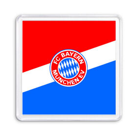 Магнит 55*55 с принтом FC Bayern 2018 Colors , Пластик | Размер: 65*65 мм; Размер печати: 55*55 мм | bayern | fly fc | бавария | спорт | футбольный клуб