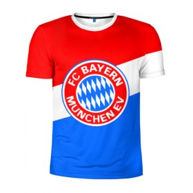 Мужская футболка 3D спортивная с принтом FC Bayern 2018 Colors , 100% полиэстер с улучшенными характеристиками | приталенный силуэт, круглая горловина, широкие плечи, сужается к линии бедра | Тематика изображения на принте: bayern | fly fc | бавария | спорт | футбольный клуб