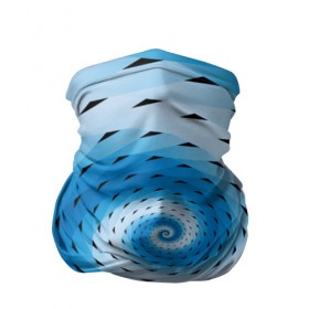 Бандана-труба 3D с принтом Галлюцинация Спираль , 100% полиэстер, ткань с особыми свойствами — Activecool | плотность 150‒180 г/м2; хорошо тянется, но сохраняет форму | линии | узоры