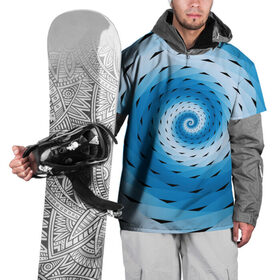 Накидка на куртку 3D с принтом Галлюцинация Спираль , 100% полиэстер |  | линии | узоры