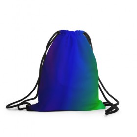 Рюкзак-мешок 3D с принтом Цветной градиент , 100% полиэстер | плотность ткани — 200 г/м2, размер — 35 х 45 см; лямки — толстые шнурки, застежка на шнуровке, без карманов и подкладки | абстракция | градиент | зеленый | модные | розовый | синий | цвет | цветные | яркие
