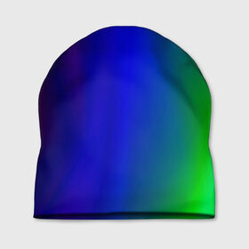 Шапка 3D с принтом Цветной градиент , 100% полиэстер | универсальный размер, печать по всей поверхности изделия | абстракция | градиент | зеленый | модные | розовый | синий | цвет | цветные | яркие