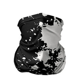 Бандана-труба 3D с принтом Брызги краски , 100% полиэстер, ткань с особыми свойствами — Activecool | плотность 150‒180 г/м2; хорошо тянется, но сохраняет форму | абстракция | белое | брызги | краска | пятно | черное