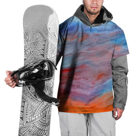 Накидка на куртку 3D с принтом Цветной космос , 100% полиэстер |  | абстракция | вселенная | звезды | земля | космос | плеяды | пространство | текстура