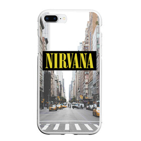 Чехол для iPhone 7Plus/8 Plus матовый с принтом Nirvana , Силикон | Область печати: задняя сторона чехла, без боковых панелей | nirvana