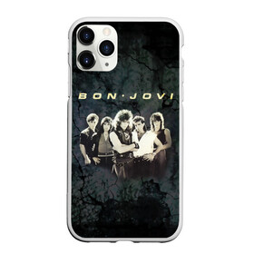 Чехол для iPhone 11 Pro Max матовый с принтом Группа Bon Jovi , Силикон |  | bon jovi | бон | бон джови | глэм | группа | джови | джон | рок | хард