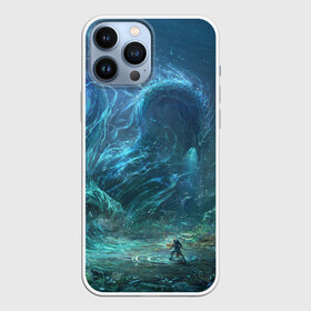 Чехол для iPhone 13 Pro Max с принтом Water dragon ,  |  | hero | water | вода | герой | дракон | змей | монстр | посейдон | фентези | фэнтези