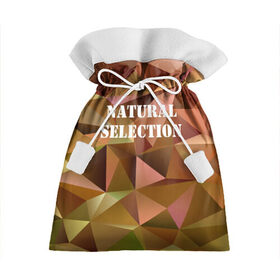 Подарочный 3D мешок с принтом Natural Selection , 100% полиэстер | Размер: 29*39 см | low poly | natural | poly | polygon | естественный отбор | натурал