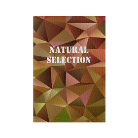 Обложка для паспорта матовая кожа с принтом Natural Selection , натуральная матовая кожа | размер 19,3 х 13,7 см; прозрачные пластиковые крепления | low poly | natural | poly | polygon | естественный отбор | натурал