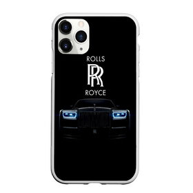 Чехол для iPhone 11 Pro матовый с принтом Rolls Royce phantom , Силикон |  | luxury | phantom | rich | rolls royce | rr | авто | автомобили | бренд | известные | логотип | машина | надписи | огни | ролс ройс | роскошь | тень | фары | черный