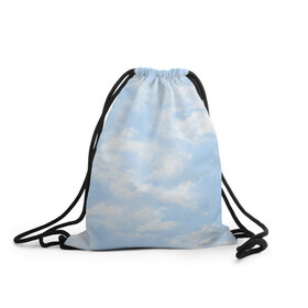 Рюкзак-мешок 3D с принтом Облака , 100% полиэстер | плотность ткани — 200 г/м2, размер — 35 х 45 см; лямки — толстые шнурки, застежка на шнуровке, без карманов и подкладки | ветер | воздух | лето | небо | облака | облако | осень | погода | релакс | спокойствие