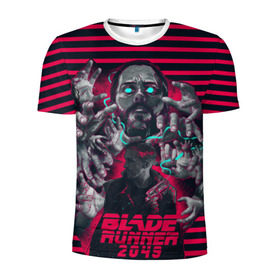 Мужская футболка 3D спортивная с принтом Blade Runner 2049 , 100% полиэстер с улучшенными характеристиками | приталенный силуэт, круглая горловина, широкие плечи, сужается к линии бедра | 2049 | blade runner | bladerunner