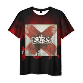 Мужская футболка 3D с принтом LOUNA , 100% полиэфир | прямой крой, круглый вырез горловины, длина до линии бедер | louna | луна | рок