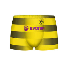 Мужские трусы 3D с принтом Borussia Dortmund , 50% хлопок, 50% полиэстер | классическая посадка, на поясе мягкая тканевая резинка | borussia | borussia dortmund | боруссия дортмунд | спорт | футбол