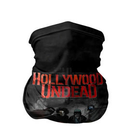 Бандана-труба 3D с принтом Группа Hollywood Undead , 100% полиэстер, ткань с особыми свойствами — Activecool | плотность 150‒180 г/м2; хорошо тянется, но сохраняет форму | 