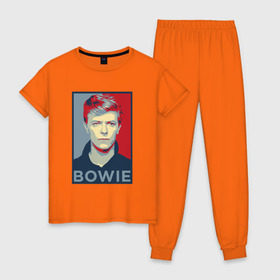 Женская пижама хлопок с принтом David Bowie , 100% хлопок | брюки и футболка прямого кроя, без карманов, на брюках мягкая резинка на поясе и по низу штанин | bowie | david | альтернативный | арт | боуи | глэм | джаз | дэвид | музыка | музыкант | певец | поп | попрок | психоделический | рок | соул | хард | хардрок | экспериментальный | электронная | эмбиент
