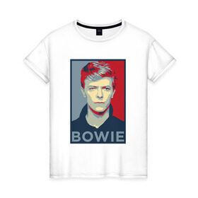 Женская футболка хлопок с принтом David Bowie , 100% хлопок | прямой крой, круглый вырез горловины, длина до линии бедер, слегка спущенное плечо | bowie | david | альтернативный | арт | боуи | глэм | джаз | дэвид | музыка | музыкант | певец | поп | попрок | психоделический | рок | соул | хард | хардрок | экспериментальный | электронная | эмбиент
