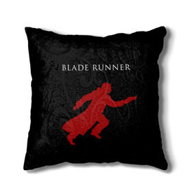 Подушка 3D с принтом Blade Runner , наволочка – 100% полиэстер, наполнитель – холлофайбер (легкий наполнитель, не вызывает аллергию). | состоит из подушки и наволочки. Наволочка на молнии, легко снимается для стирки | 2049 | blade runner | bladerunner