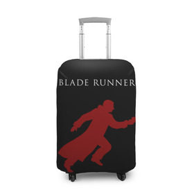 Чехол для чемодана 3D с принтом Blade Runner , 86% полиэфир, 14% спандекс | двустороннее нанесение принта, прорези для ручек и колес | 2049 | blade runner | bladerunner