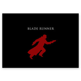 Поздравительная открытка с принтом Blade Runner , 100% бумага | плотность бумаги 280 г/м2, матовая, на обратной стороне линовка и место для марки
 | Тематика изображения на принте: 2049 | blade runner | bladerunner