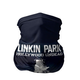 Бандана-труба 3D с принтом Linkin Park и Hollywood Undead , 100% полиэстер, ткань с особыми свойствами — Activecool | плотность 150‒180 г/м2; хорошо тянется, но сохраняет форму | 