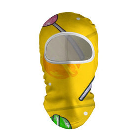 Балаклава 3D с принтом Чупа-Чупс , 100% полиэстер, ткань с особыми свойствами — Activecool | плотность 150–180 г/м2; хорошо тянется, но при этом сохраняет форму. Закрывает шею, вокруг отверстия для глаз кайма. Единый размер | конфеты | леденец | паттерн | сладость | узор | чупа чупс