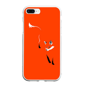 Чехол для iPhone 7Plus/8 Plus матовый с принтом Лисица , Силикон | Область печати: задняя сторона чехла, без боковых панелей | зверь | лис | лиса | лисица | лисонька | рыжая | хищник
