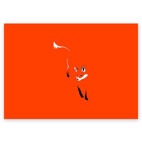 Поздравительная открытка с принтом Лисица , 100% бумага | плотность бумаги 280 г/м2, матовая, на обратной стороне линовка и место для марки
 | зверь | лис | лиса | лисица | лисонька | рыжая | хищник