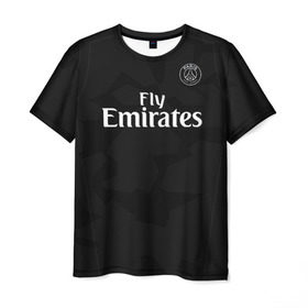 Мужская футболка 3D с принтом Neymar PSG , 100% полиэфир | прямой крой, круглый вырез горловины, длина до линии бедер | alternative. champions | france | league | neymar | psg | альтернативная | выездная | лига | неймар | псж | франция | чемпионов
