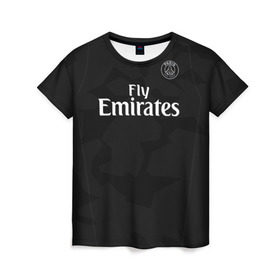 Женская футболка 3D с принтом Neymar PSG , 100% полиэфир ( синтетическое хлопкоподобное полотно) | прямой крой, круглый вырез горловины, длина до линии бедер | alternative. champions | france | league | neymar | psg | альтернативная | выездная | лига | неймар | псж | франция | чемпионов