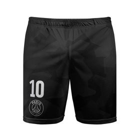 Мужские шорты 3D спортивные с принтом Неймар ПСЖ ,  |  | alternative. champions | france | league | neymar | psg | альтернативная | выездная | лига | неймар | псж | франция | чемпионов