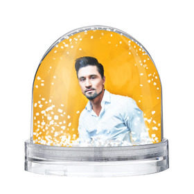 Снежный шар с принтом Билан , Пластик | Изображение внутри шара печатается на глянцевой фотобумаге с двух сторон | дима билан | певец | поп музыка