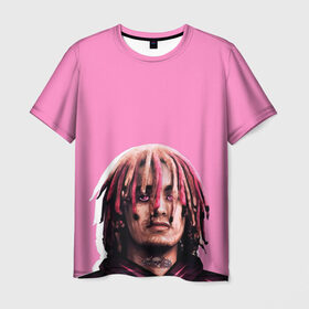 Мужская футболка 3D с принтом Lil Pump , 100% полиэфир | прямой крой, круглый вырез горловины, длина до линии бедер | lets get it | lil pump | лил памп