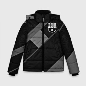 Зимняя куртка для мальчиков 3D с принтом FC Barcelona gray collection , ткань верха — 100% полиэстер; подклад — 100% полиэстер, утеплитель — 100% полиэстер | длина ниже бедра, удлиненная спинка, воротник стойка и отстегивающийся капюшон. Есть боковые карманы с листочкой на кнопках, утяжки по низу изделия и внутренний карман на молнии. 

Предусмотрены светоотражающий принт на спинке, радужный светоотражающий элемент на пуллере молнии и на резинке для утяжки | fc barcelona | мяч | спорт | футбол | чеппионат