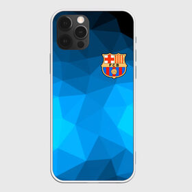 Чехол для iPhone 12 Pro Max с принтом FC Barcelona polygon 2018 , Силикон |  | fc barcelona | мяч | спорт | футбол | чеппионат 