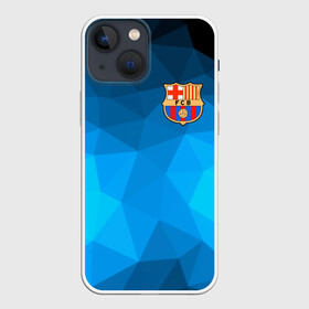 Чехол для iPhone 13 mini с принтом FC Barcelona polygon 2018 ,  |  | fc barcelona | мяч | спорт | футбол | чеппионат 