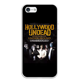 Чехол для iPhone 5/5S матовый с принтом Hollywood Undead Underground , Силикон | Область печати: задняя сторона чехла, без боковых панелей | charlie scene | danny | funny man | hollywood | j dog | johnny 3 tears | undead | альтернативный | андед | голивуд | голливудская | группа | кранккор | метал | нежить | ню | реп | рок | рэп | рэпкор