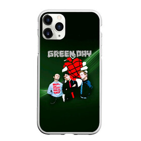 Чехол для iPhone 11 Pro Max матовый с принтом Группа Green Day , Силикон |  | american idiot | green day | альтернативный | билли джо армстронг | грин дей | группа | зелёный день | майк дёрнт | музыка | надпись | панк | поп | поппанк | рок | тре кул