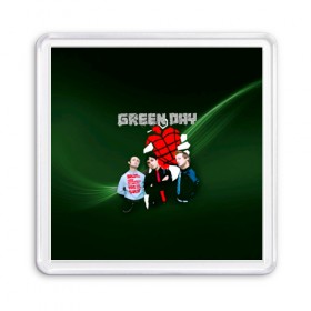 Магнит 55*55 с принтом Группа Green Day , Пластик | Размер: 65*65 мм; Размер печати: 55*55 мм | american idiot | green day | альтернативный | билли джо армстронг | грин дей | группа | зелёный день | майк дёрнт | музыка | надпись | панк | поп | поппанк | рок | тре кул